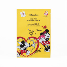 Маска для лица тканевая с ретинолом (Лимитированный выпуск) JM Solution Collection Vital Retinol Mask 30ml 