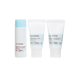 Мини-набор увлажняющих средств для тела Illiyoon Ceramide Ato Trial Kit Top To Toe (wash 25ml + lotion 15ml + cream 15ml)