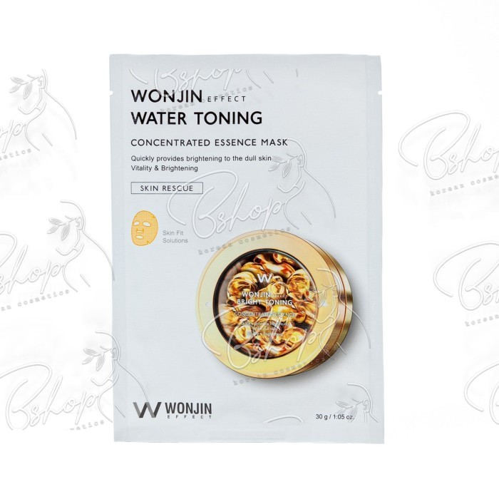 Маска для обличчя з тканинни Water Toning Concentrated Essence Wonjin 1ea - bshop  
